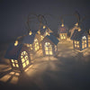 1.5m 10 LED Christmas String Lights With Houses