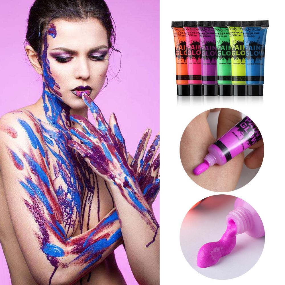 1Pcs Fluorescent Face Body Makeup Paint
