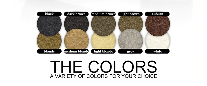 Keratin Hair Fiber Spray for Instant Hair Loss Treatment