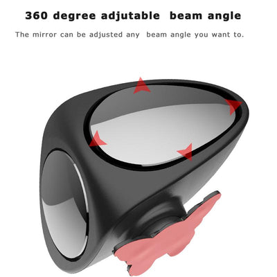 360 Adjustable Wide Angle Blind Spot Car Mirror For Safe Parking