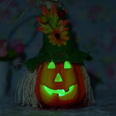 Scarecrow Pumpkin Lantern Halloween Decorations
