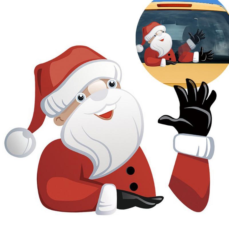 Santa Claus Windshield Decals For Christmas