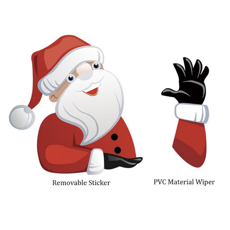 Santa Claus Windshield Decals For Christmas
