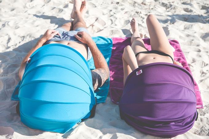 Portable Sun Protection Face Shader Beach Tent