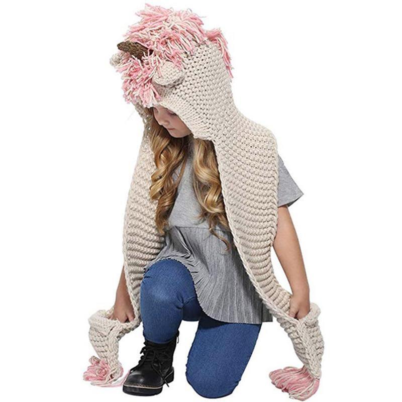 Unicorn Crochet Hat For Kids