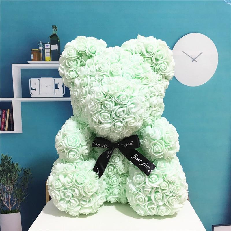 Rose Teddy Bear With Flowers