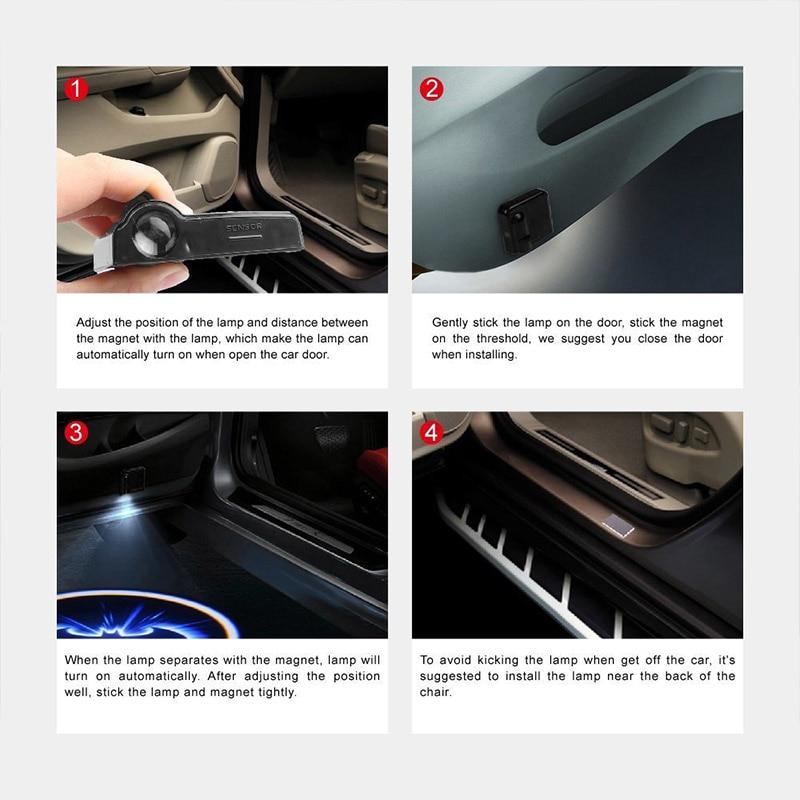 Wireless Car Door LED Projector