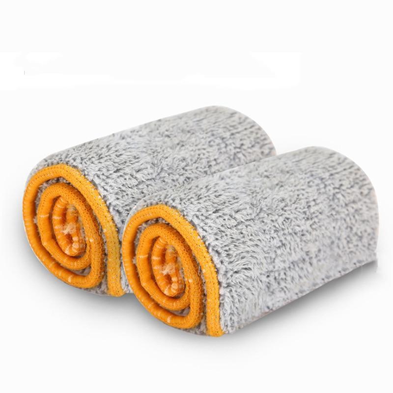 Two-Side Microfiber Mop for 360-Degree, All Types Floor Cleaning