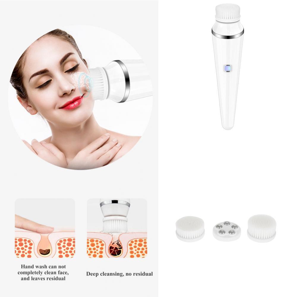 3-in-1 Electronic Pore Cleansing, Exfoliating Facial Massager