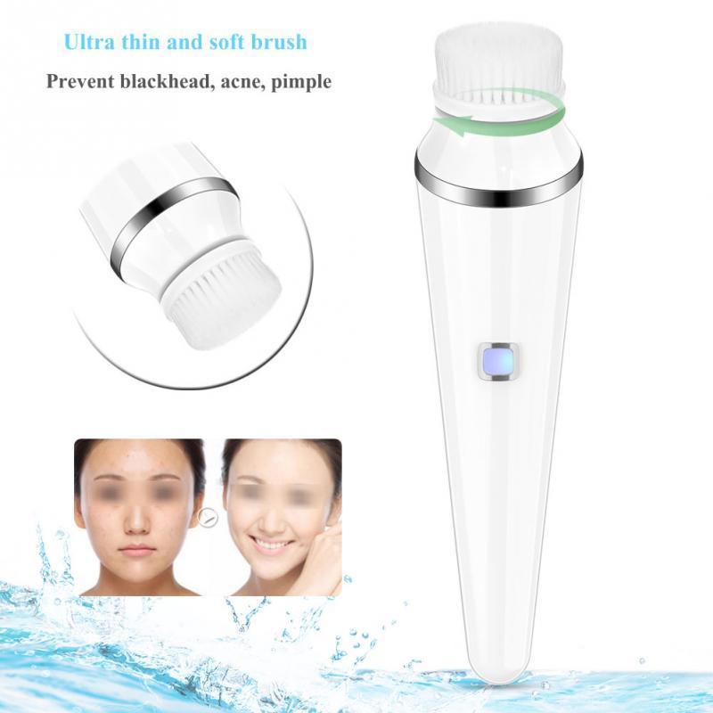 3-in-1 Electronic Pore Cleansing, Exfoliating Facial Massager