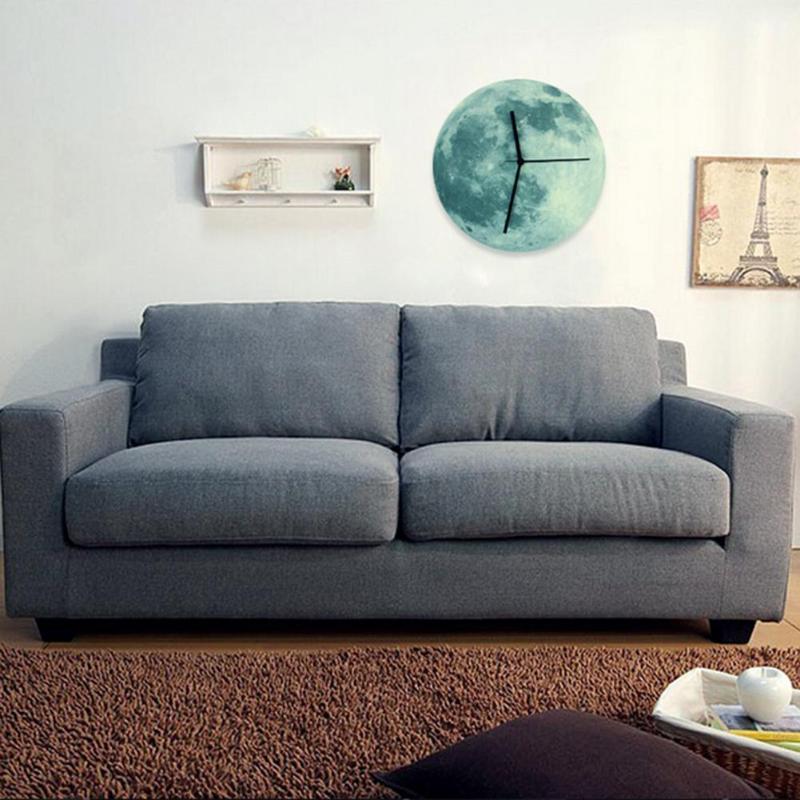 Moon Glow In The Dark Clock