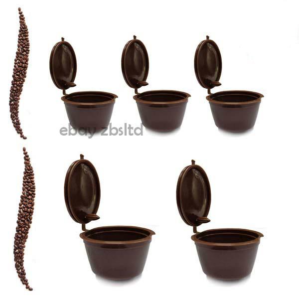3Pcs Reusable Coffee Capsule Cup Filter Holder Compatible With Nescafe