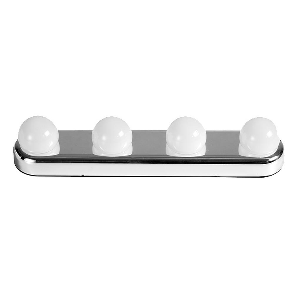 4-Bulb LED Hollywood Makeup Mirror Light