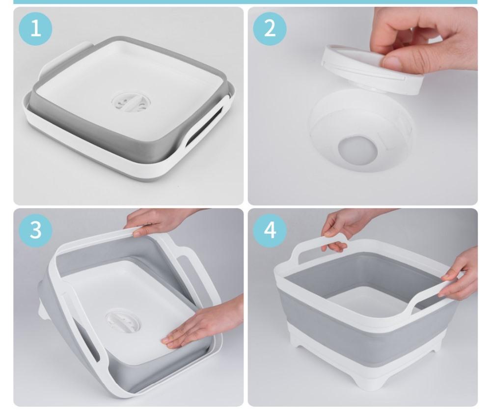 Foldable Plastic Vegetable, Fruit Basket