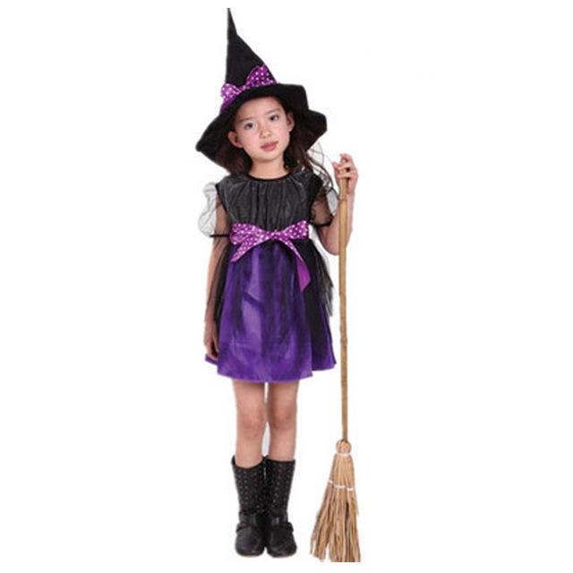 Cute Witch Halloween Costumes for Kids