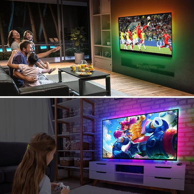 DIY Dream Color Background Lighting Kit for Smart TVs and PC