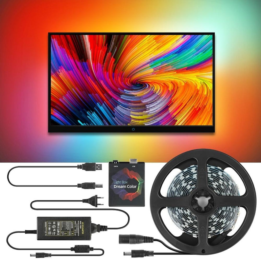DIY Dream Color Background Lighting Kit for Smart TVs and PC