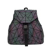 Luminous Folding Female Backpack, Teen School Bag For Girls