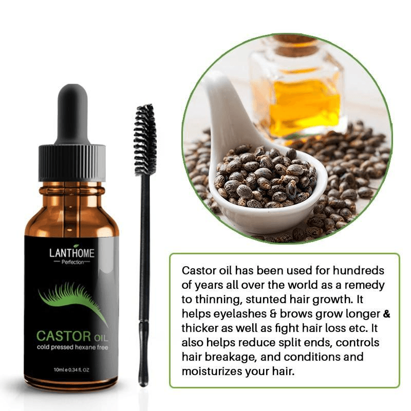 Castor Oil For Eyebrow & Eyelash Growth