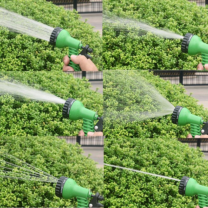 25-200ft Expandable Garden Hose With 7-Mode Spray Gun
