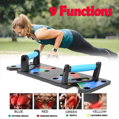 9 in 1 Multi-Function Pushup Stand for Intense Home Workout