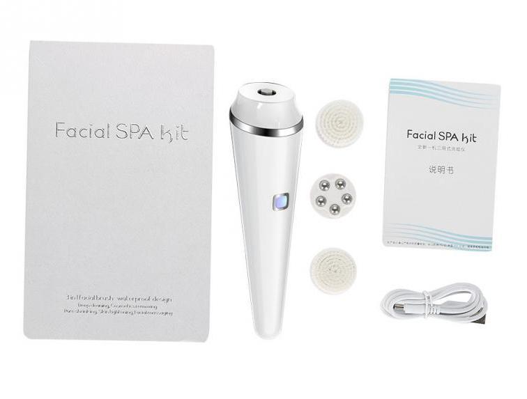 3-in-1 Electronic Pore Cleansing, Exfoliating Facial Massager