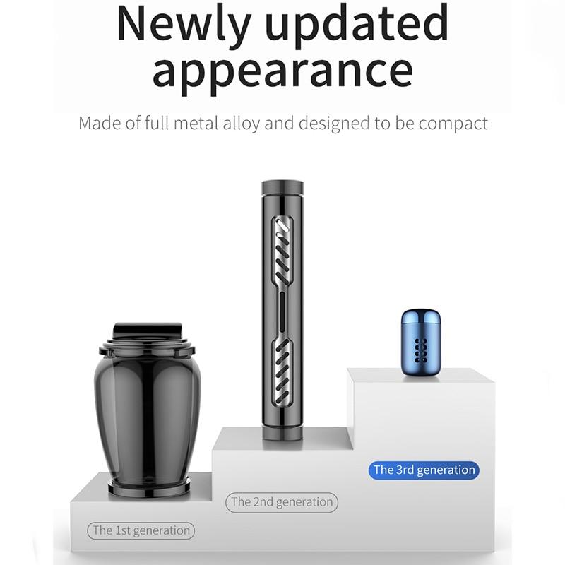 Aromatherapy Car Air Freshener In Matte Aluminium