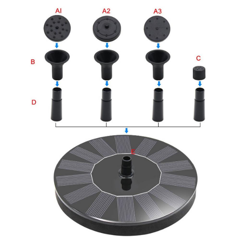 Floating Solar Fountain Pump For Garden, Pool, Patio
