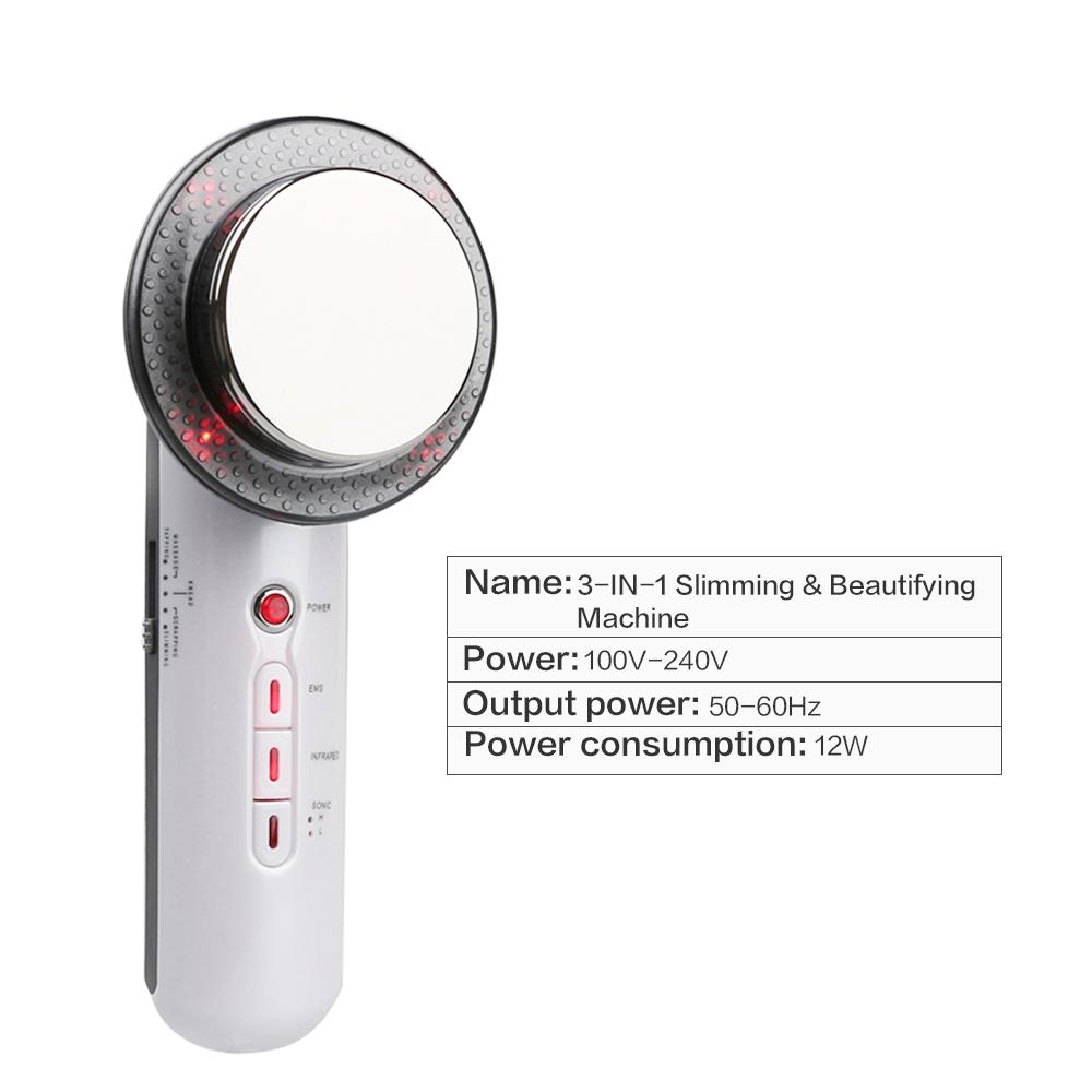 Infrared Ultrasonic Skin Toning, Beautifying Body Massager