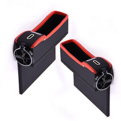 Car Seat Drink Holder, Storage Box For Phone, Card, Coins