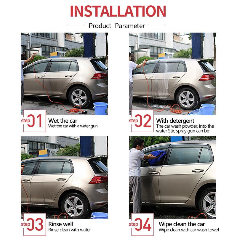 Portable 12v High-Pressure Car Washing Gun Pump