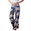 Casual Autumn Print Wide Leg Pants For Women