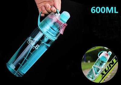 2-in-1 Drinking, Spray Sports Water Bottle