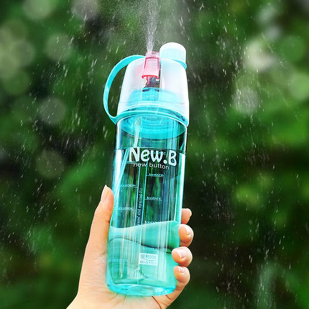 2-in-1 Drinking, Spray Sports Water Bottle