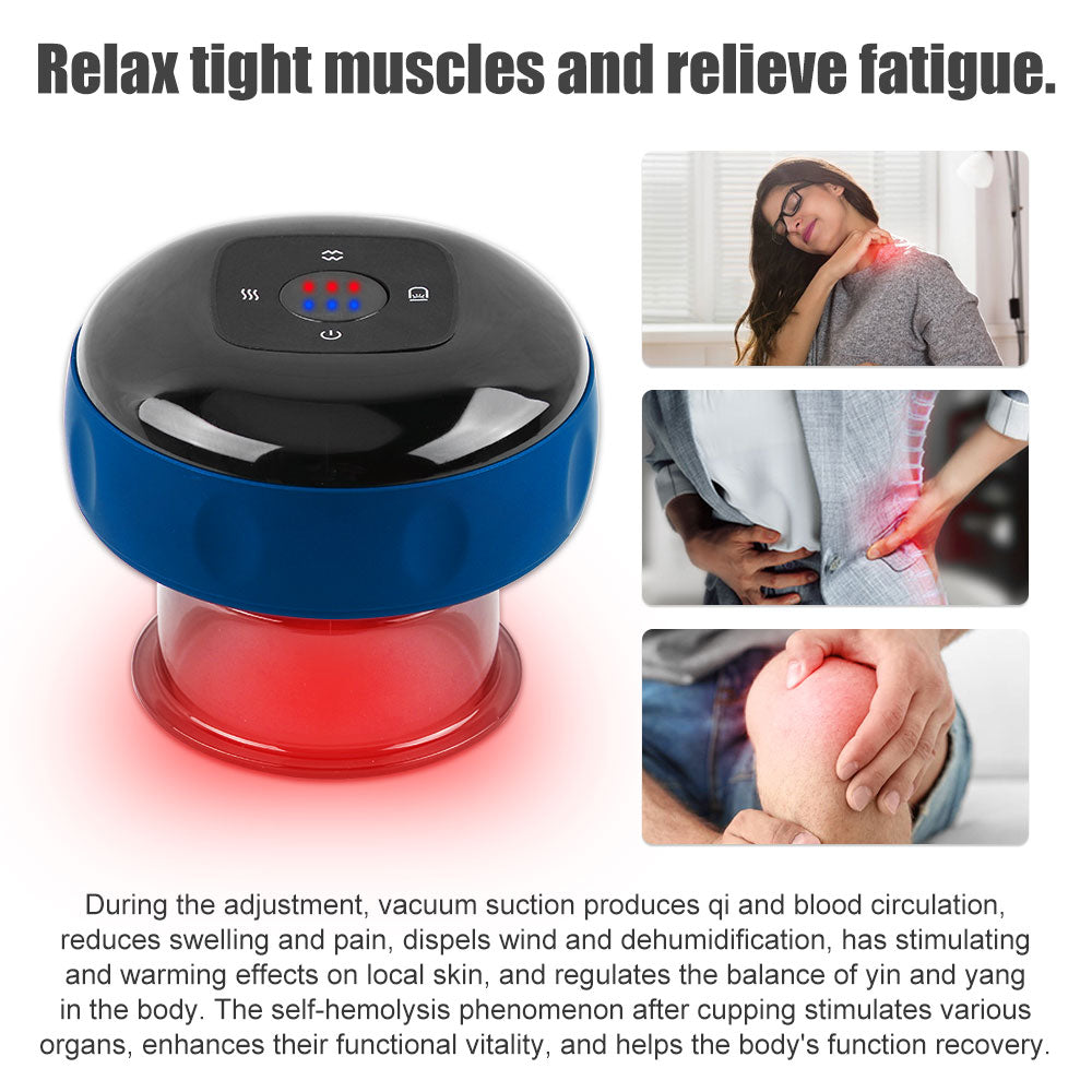 Portable Cupping Vibration Massager for muscle stimulating