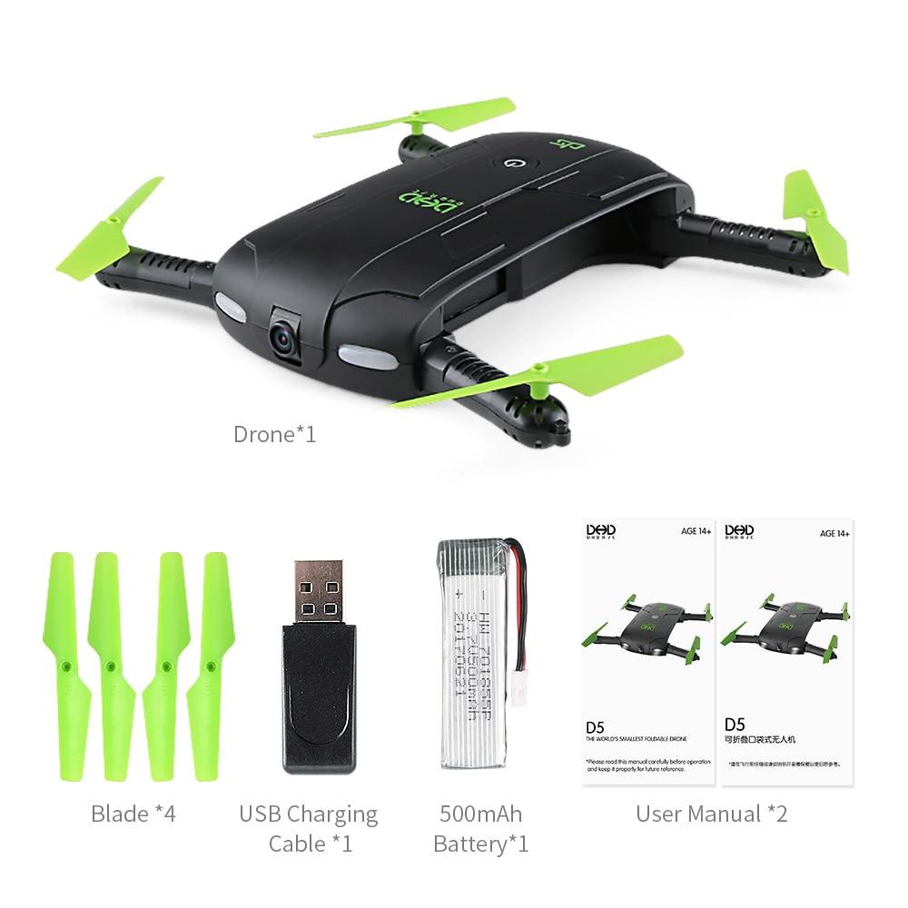 D5 Foldable Mini Drone With Camera