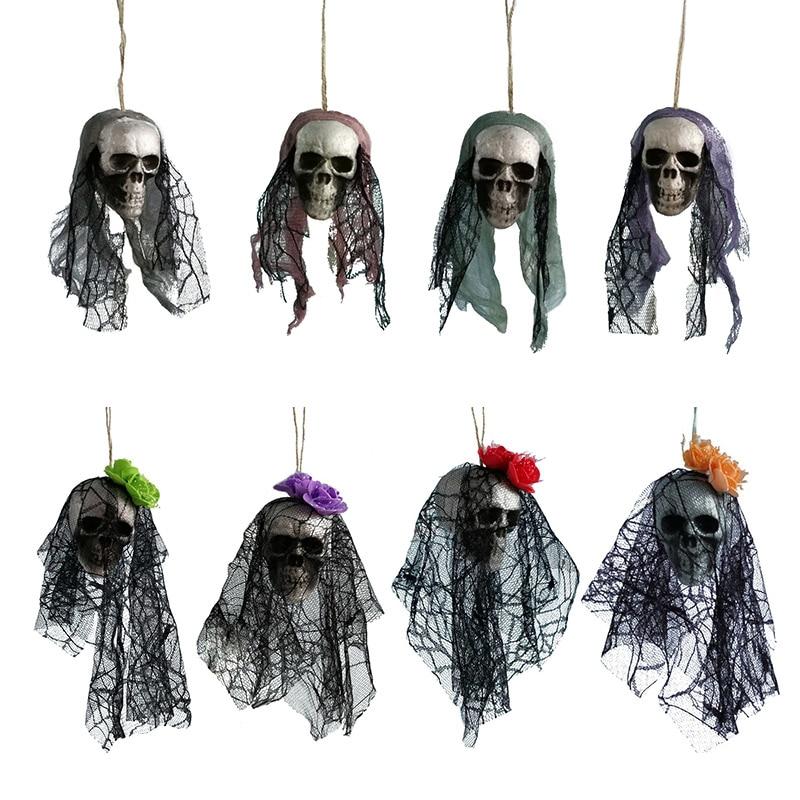 Skull Bride Halloween Decoration