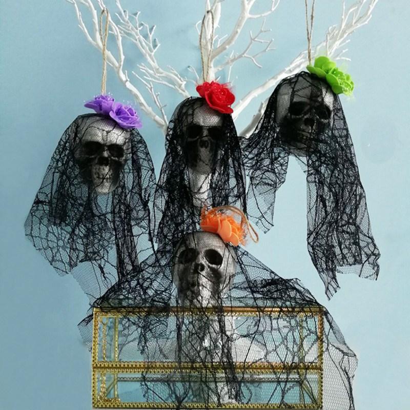 Skull Bride Halloween Decoration