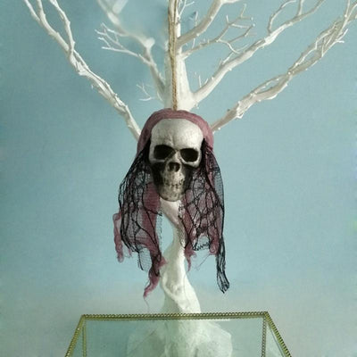 Skull Bride Halloween Decoration