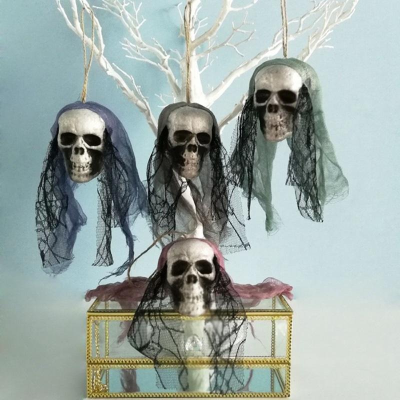 Skull Bride Halloween Decoration