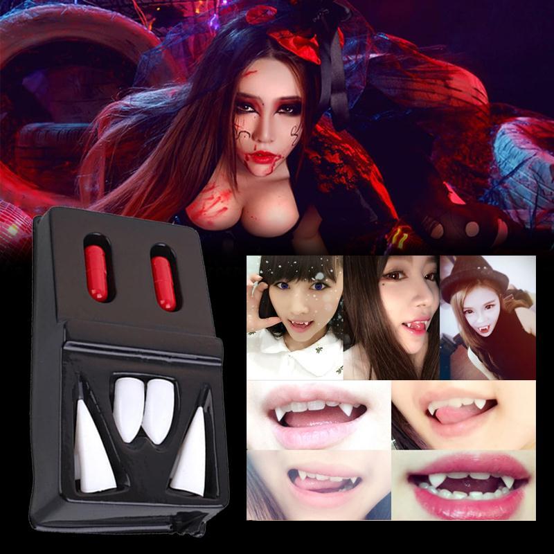 Dracula Fangs Teeth and Blood Set