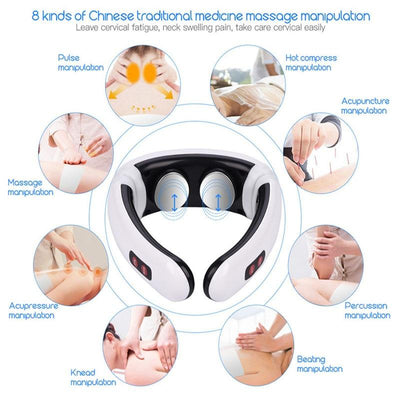 Electric Massager For Neck-Muscle Relaxation Device