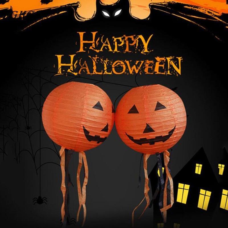 Pumpkin Paper Lantern for Halloween Decorations