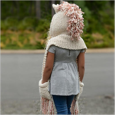 Unicorn Crochet Hat For Kids