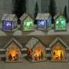 LED Christmas Tree Lights-Wooden House
