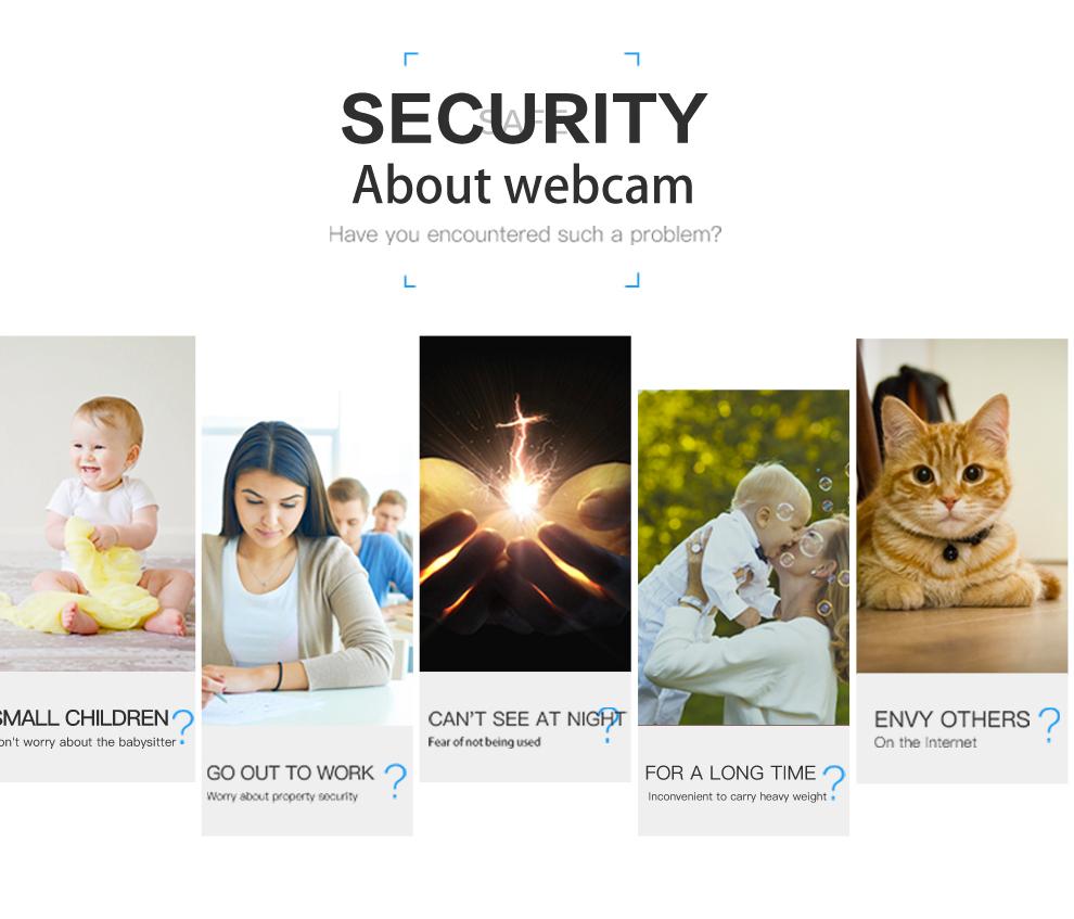 WiFi Full HD Home Security Camera With Smart Night Vision