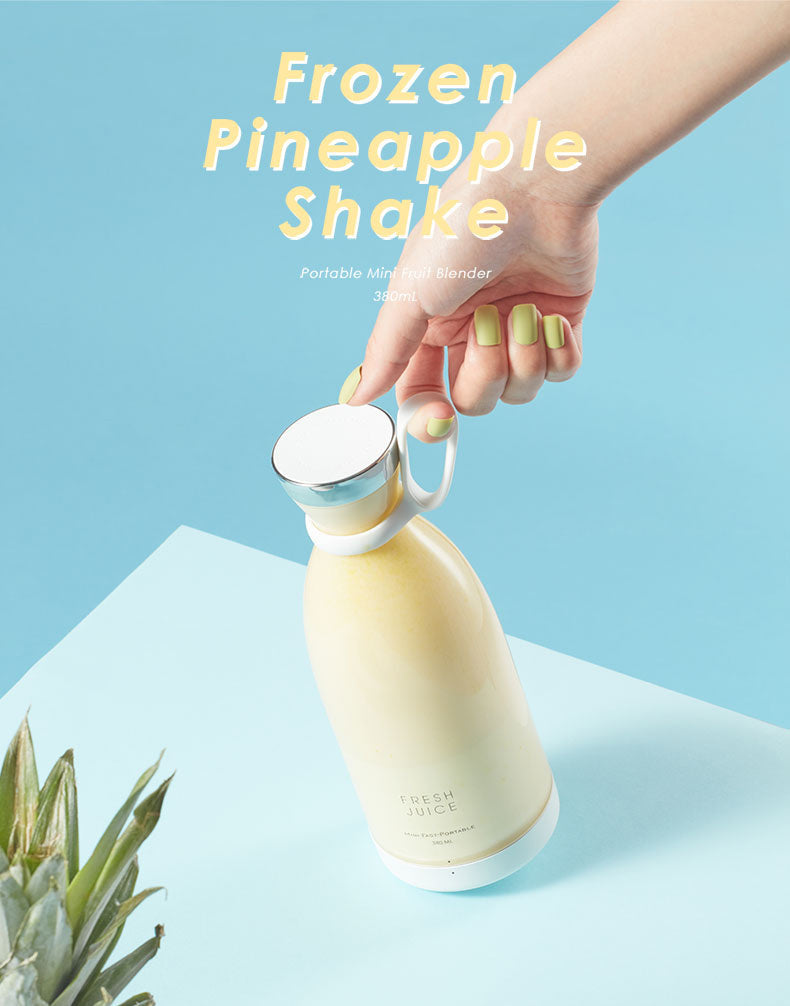 Portable Rechargeable Smoothie Blender Bottle