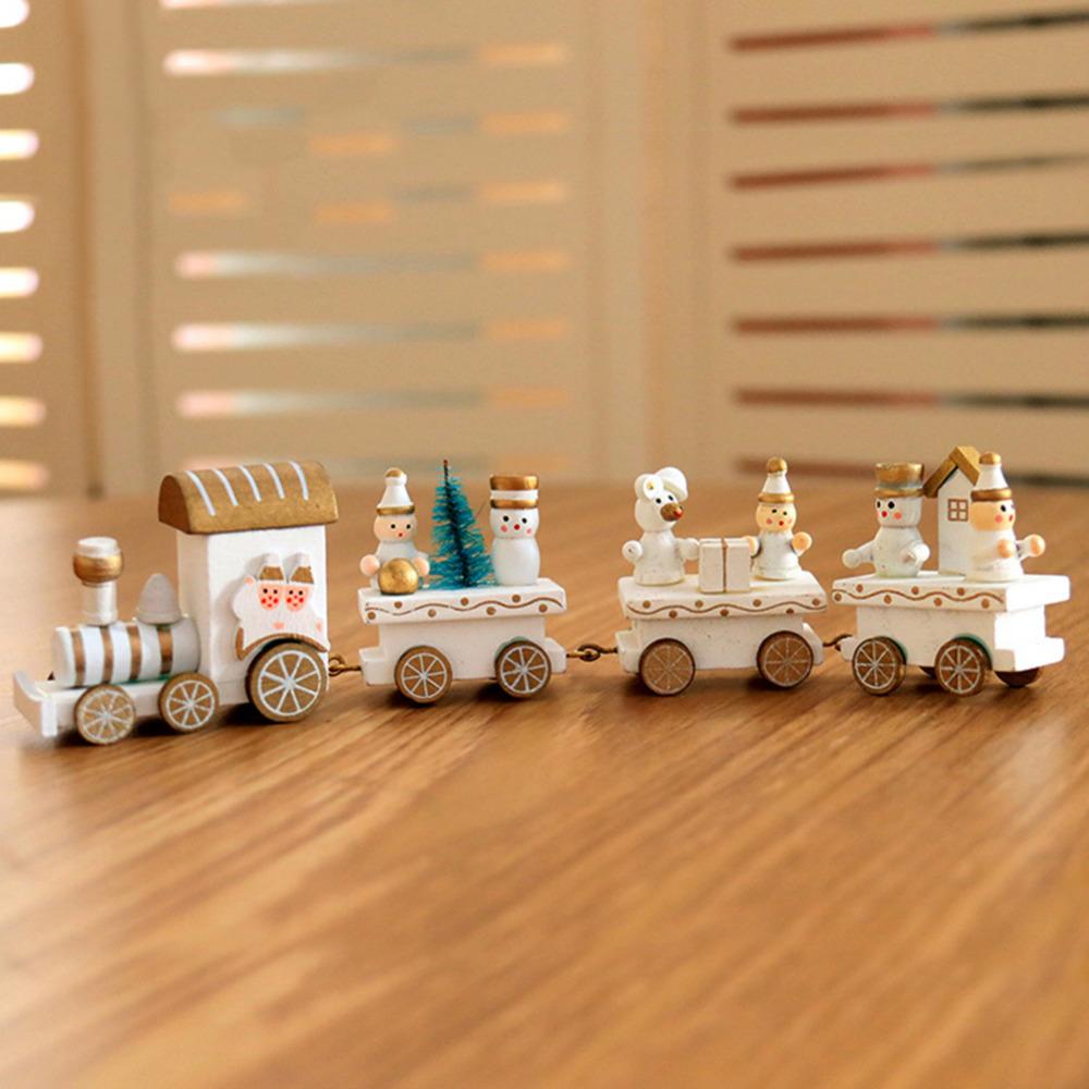 Christmas Wooden Train Set