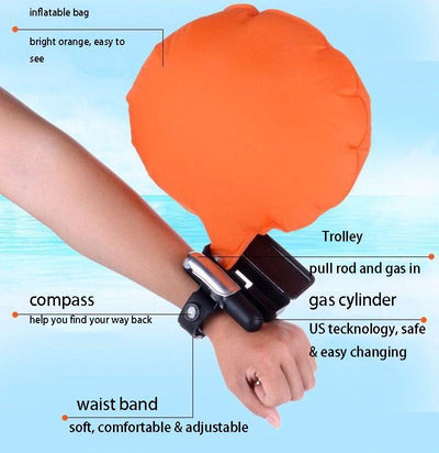 Life Alert Bracelet With Floating Pool Alarm Balloon