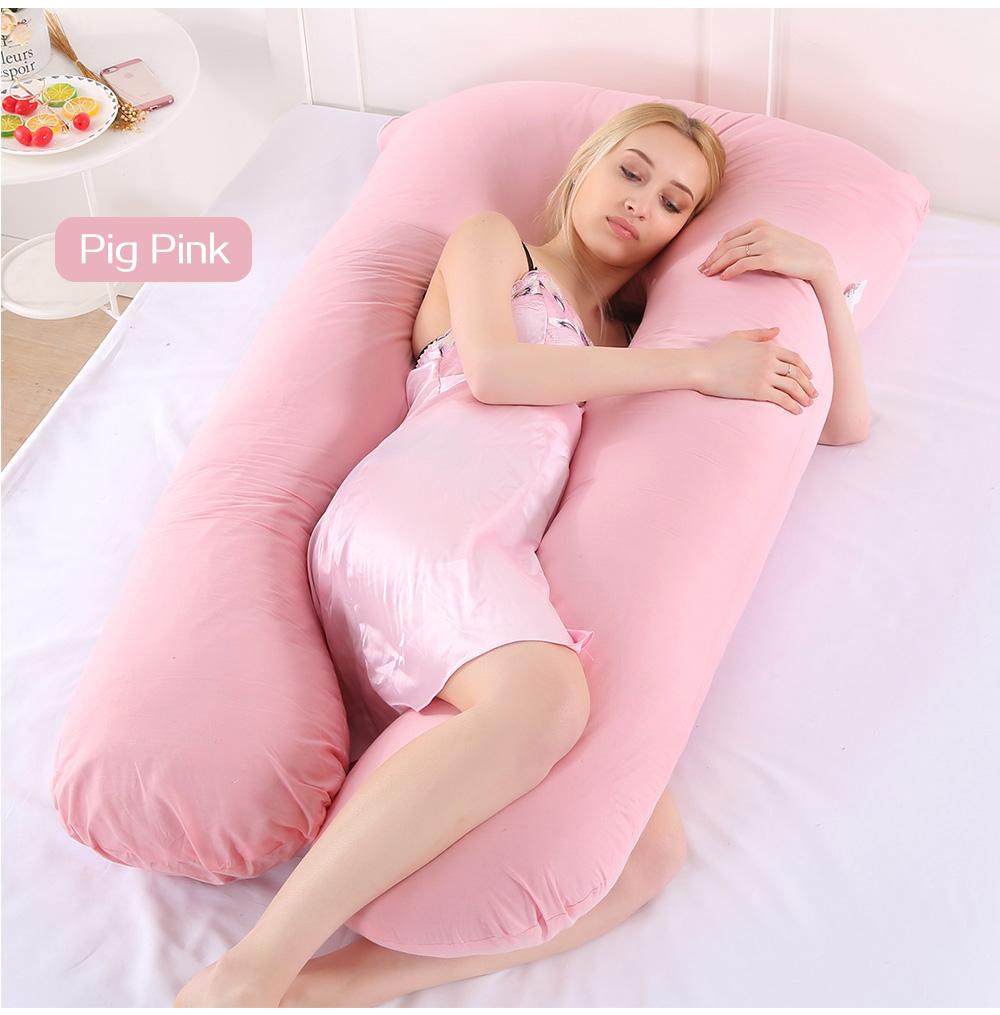 Cotton Pregnancy Body Pillow and Side Sleepers Bedding